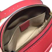 GG Marmont matelassé leather belt Red bag 476434 - 2