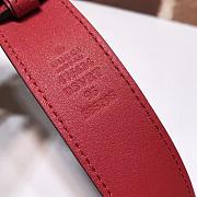 GG Marmont matelassé leather belt Red bag 476434 - 3