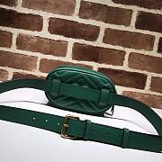 GG Marmont matelassé leather belt Green bag 476434 - 3