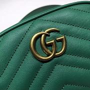 GG Marmont matelassé leather belt Green bag 476434 - 5