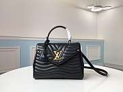 LV NEW WAVE TOP HANDLE HANDBAG Silky calfskin Black - 1