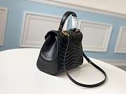 LV NEW WAVE TOP HANDLE HANDBAG Silky calfskin Black - 4