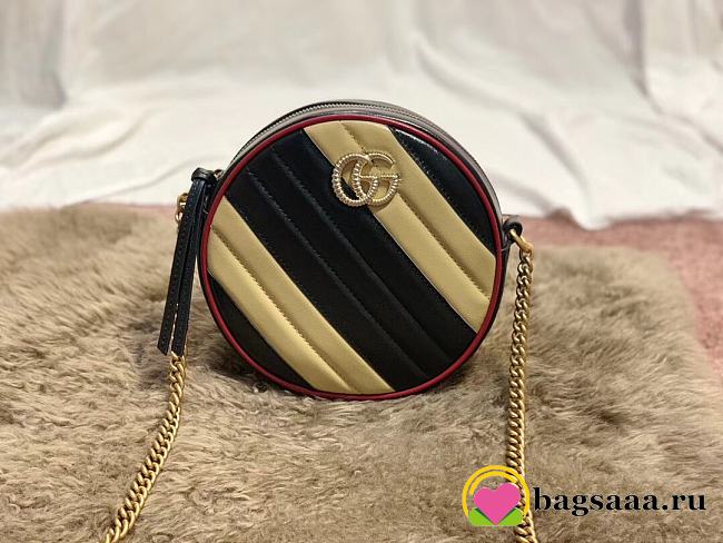 Gucci GG Marmont Mini Round Bag - 1