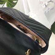 Gucci Super Mini GG Marmont Bag 17CM Black - 2