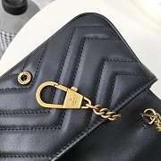 Gucci Super Mini GG Marmont Bag 17CM Black - 5