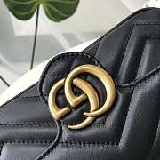 Gucci Super Mini GG Marmont Bag 17CM Black - 6