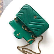 Gucci Super Mini GG Marmont Bag 17CM Green - 3