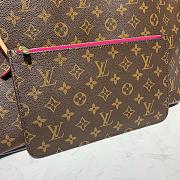 Louis Vuitton Neverfull Monogram GM M41180 with rose red - 2
