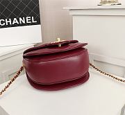Chanel Lambskin Mini Bag Red - 3