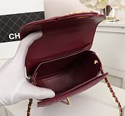 Chanel Lambskin Mini Bag Red - 4