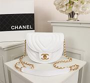 Chanel Lambskin Mini Bag White - 1