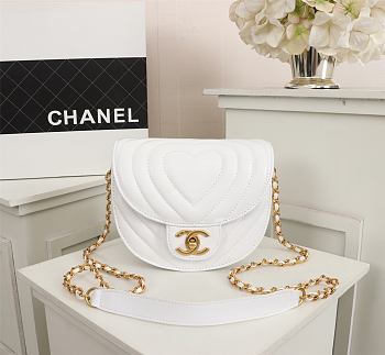 Chanel Lambskin Mini Bag White