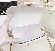 Chanel Lambskin Mini Bag White - 6
