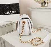 Chanel Lambskin Mini Bag White - 5