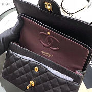 Chanel Flap Bag Caviar in Black 25cm with Gold Hardware - 5