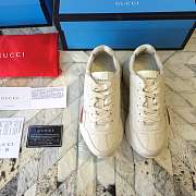 Gucci Distressed leather horny retro running shoes - 5