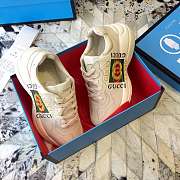 Gucci Distressed leather horny retro running shoes 002 - 5