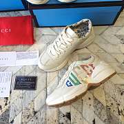 Gucci Distressed leather horny retro running shoes 003 - 2