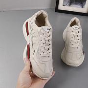 Gucci Distressed leather horny retro running shoes 004 - 6
