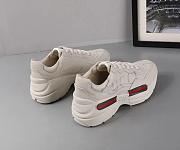 Gucci Distressed leather horny retro running shoes 004 - 4