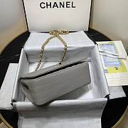 Chanel 2019 New Lambskin mini bag Gray - 4