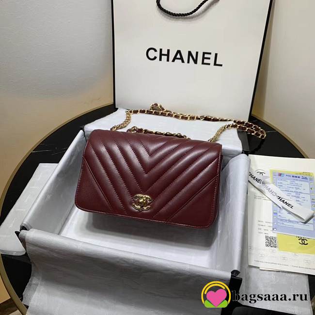 Chanel 2019 New Lambskin mini bag - 1