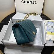 Chanel 2019 New Lambskin mini bag Blue - 6