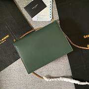 YSL Calfskin chain bag Green - 3