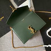 YSL Calfskin chain bag Green - 2