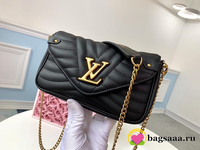 LOUIS VUITTON NEW WAVE CHAIN POCHETTE M63929 18CM - 1