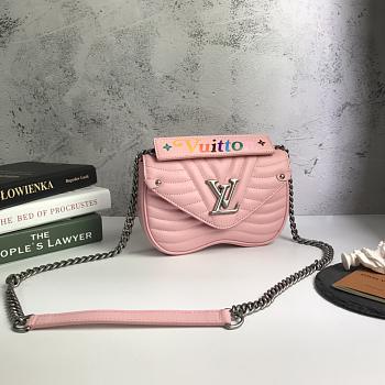 LV New Wave Calfskin Medium handbag Pink