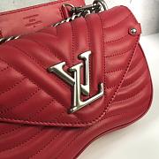 LV New Wave Calfskin Medium handbag Red - 4