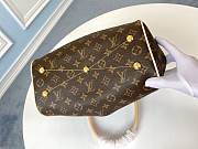 LV M40143 TIVOLI PM Handbag Pleated Monogram Canvas - 5