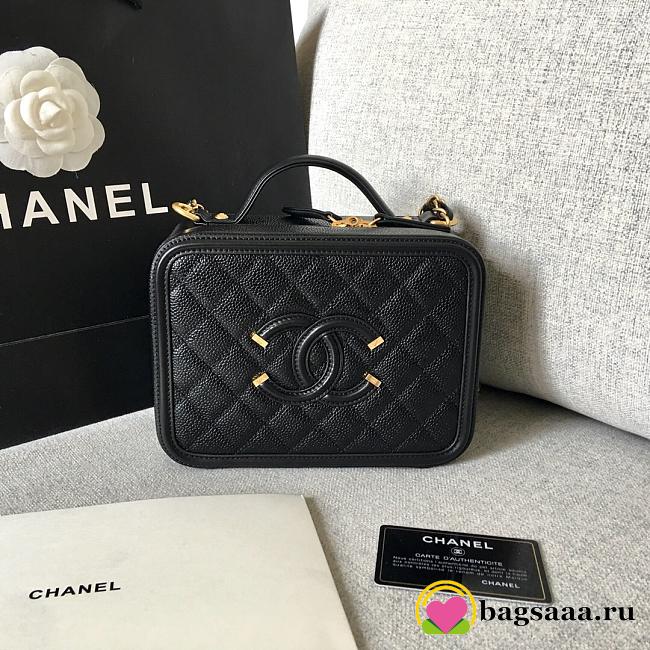 Chanel medium Caviar Vanity bag 21cm - 1