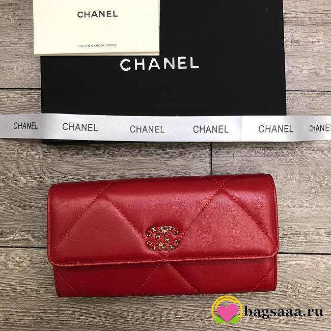 Chanel Wallet Red - 1