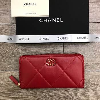 Chanel Wallet Red 01