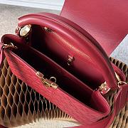 LV Capucines Monogram handbag 31CM Red - 3
