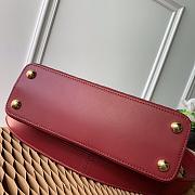 LV Capucines Monogram handbag 27CM Red - 5
