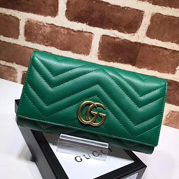 Gucci wallet 443436 green