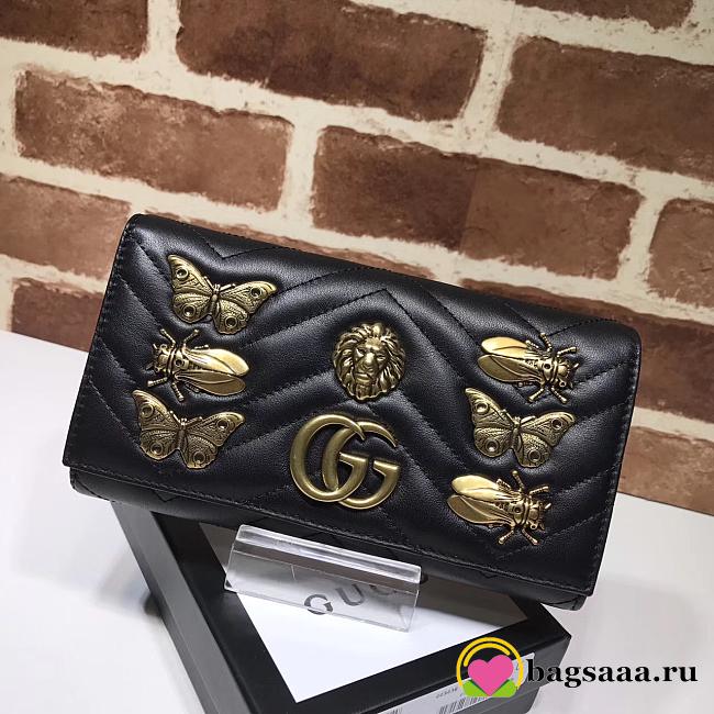 Gucci wallet Black 443436 - 1