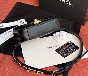 CHANEL Lambskin Waist Belt Bag Black - 2