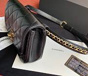 CHANEL Lambskin Waist Belt Bag Black - 3