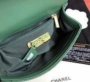 CHANEL Lambskin Waist Belt Bag green - 2