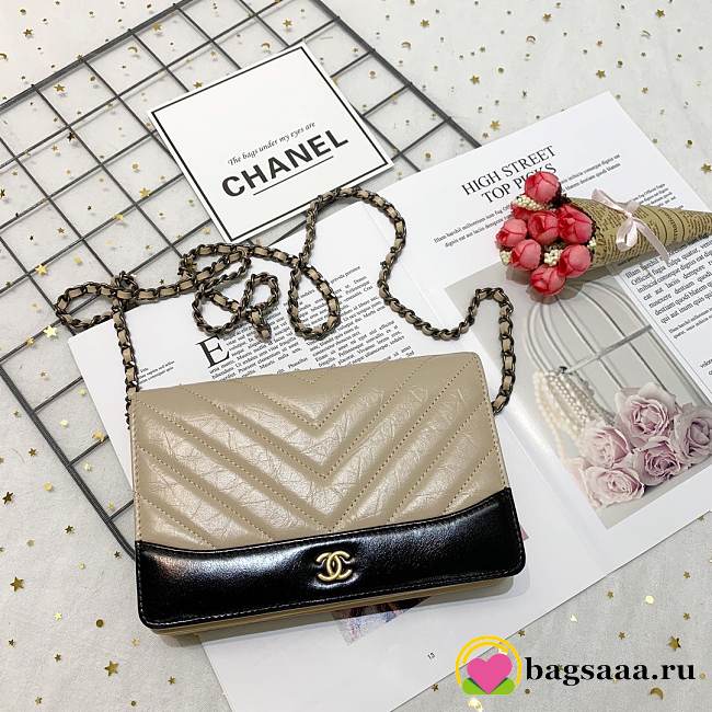 Chanel Chevron Calfskin Gabrielle Woc bag - 1
