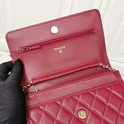 CHANEL Woc Chain wallet Red - 3