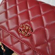 CHANEL Woc Chain wallet Red - 2