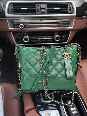 Chanel Gabrielle bag 20cm green