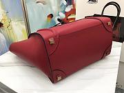 Celine Micro Luggage 30cm red - 6