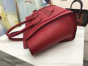 Celine Micro Luggage 30cm red - 4