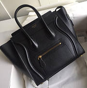 Celine Micro Luggage bag 30cm black - 1